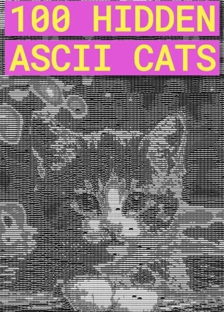 100 Hidden ASCII Cats
