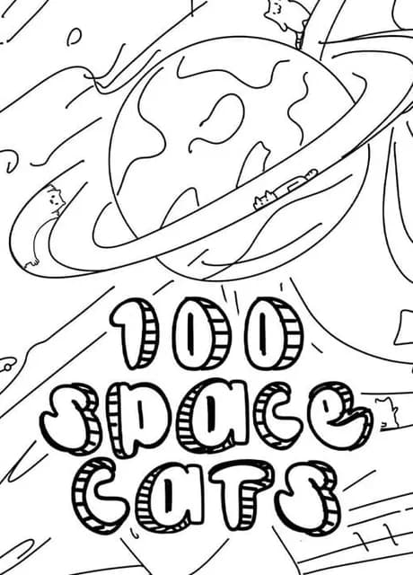 100 Space Cats