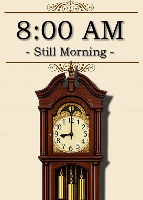 8:00 AM: Still Morning