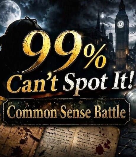 99% Can't Spot It! Common Sense Battle