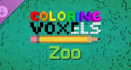 Coloring Voxels: Zoo Pack