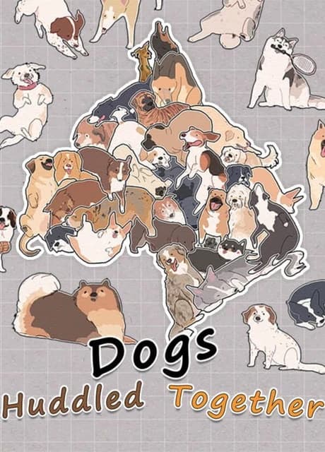 Dogs Huddled Together