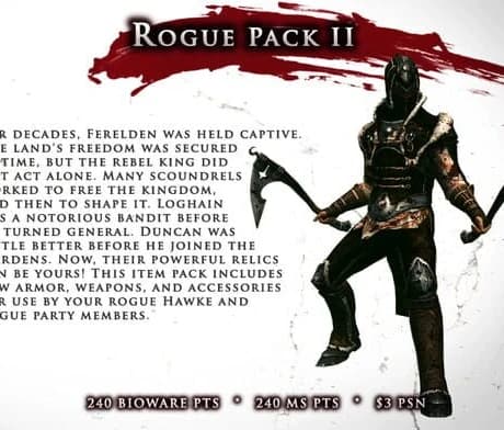 Dragon Age II: Rogue Item Pack II