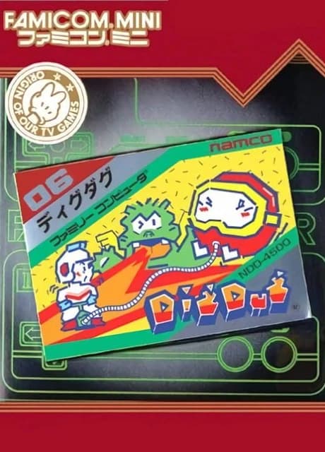 Famicom Mini: Dig Dug