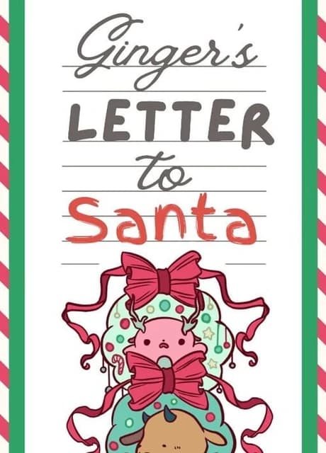Ginger's Letter to Santa