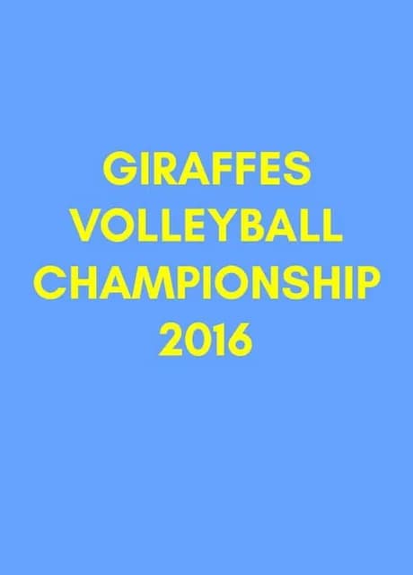 Giraffes Volleyball Championship 2016