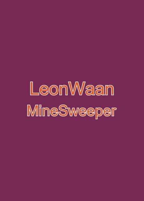 LeonWaan MineSweeper