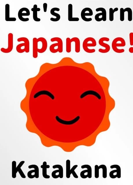 Let's Learn Japanese! Katakana