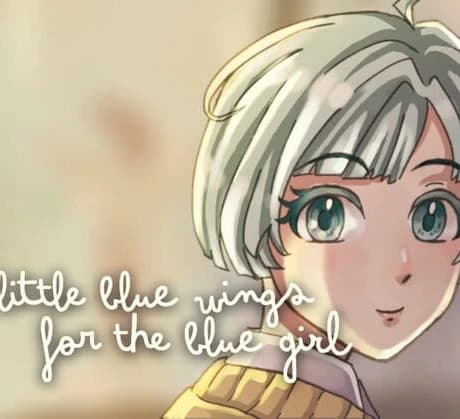 Little Blue Wings for the Blue Girl