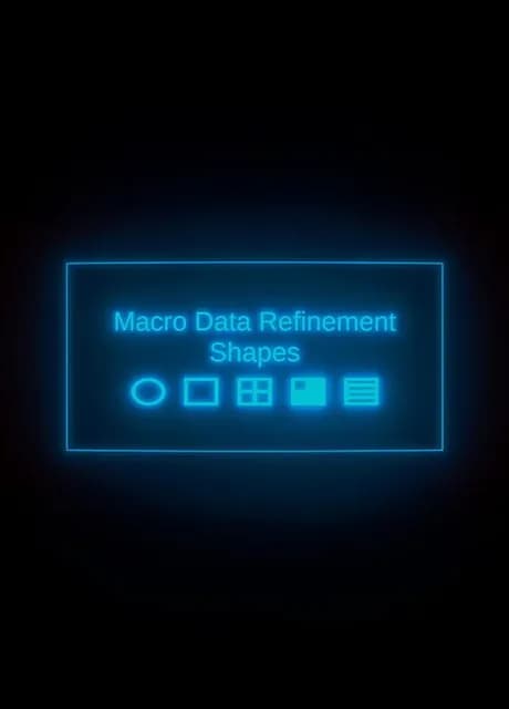 Macro Data Refinement Simulator: Shapes