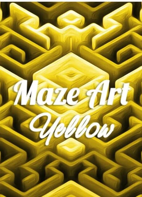 Maze Art: Yellow