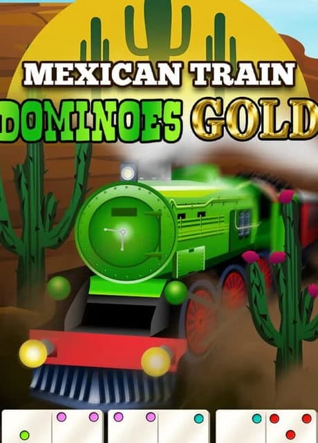 Mexican Train Dominoes Gold
