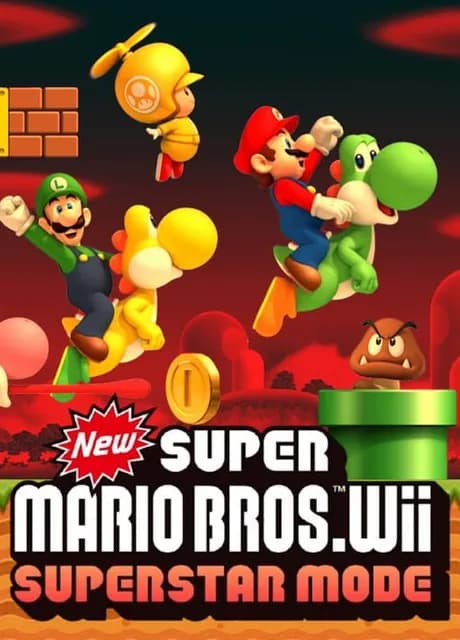 NSMBW Superstar Mode