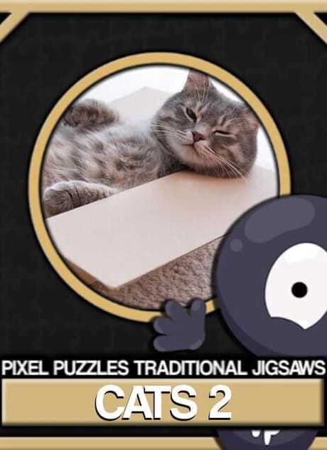 Pixel Puzzles Traditional Jigsaws: Cats 2