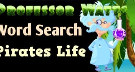 Professor Watts Word Search: Pirates Life