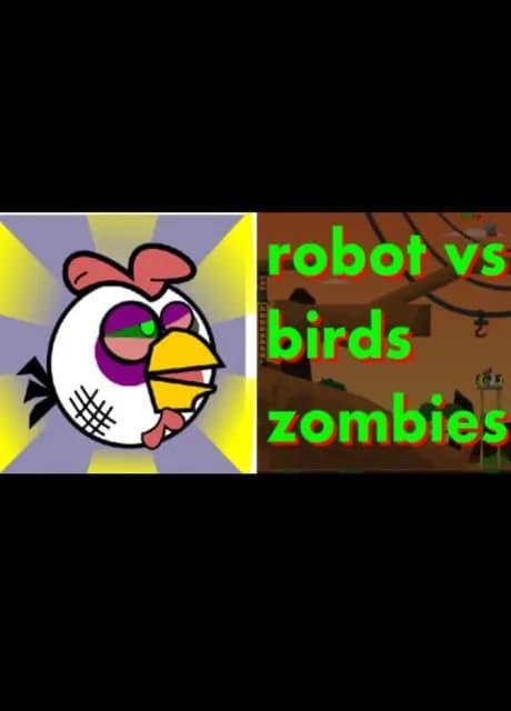 Robot vs Birds Zombies