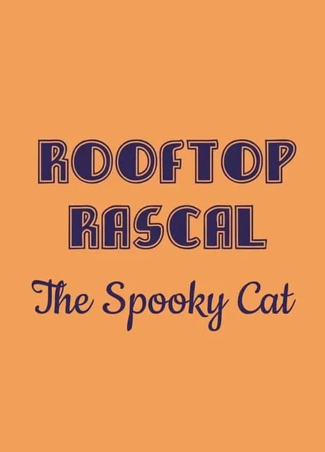 Rooftop Rascal: The Spooky Cat