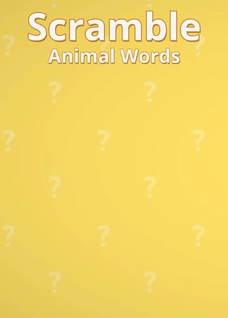 Scramble Animal Words