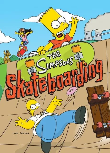 The Simpsons Skateboarding