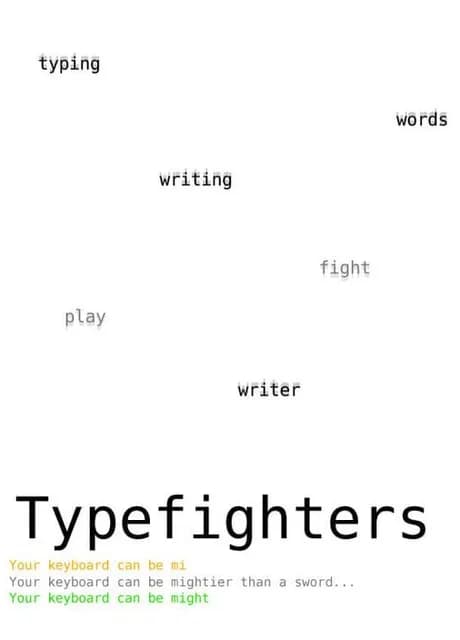 Typefighters: Steam Edition