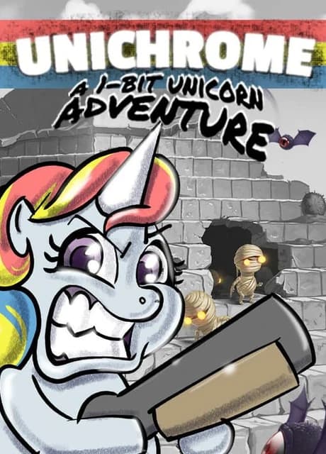 Unichrome: A 1-Bit Unicorn Adventure