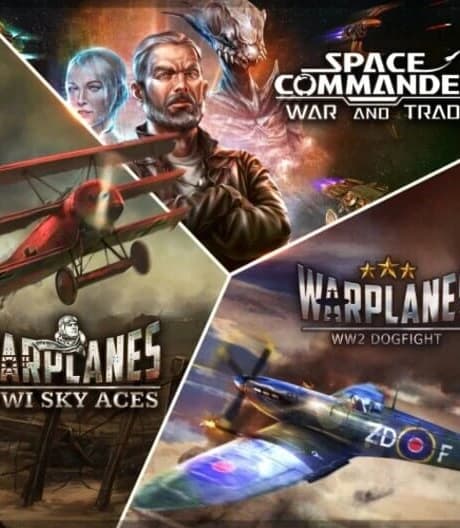 Warplanes: WW1 + WW2 + Space Commander Bundle