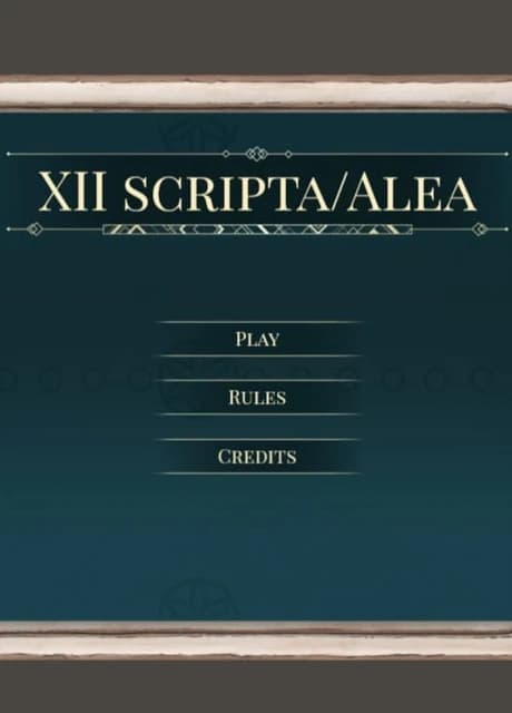 XII Scripta/Alea