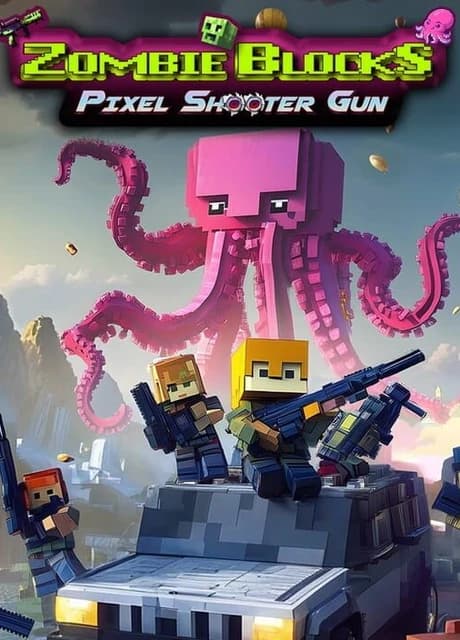 Zombie Blocks: Pixel Shooter Gun