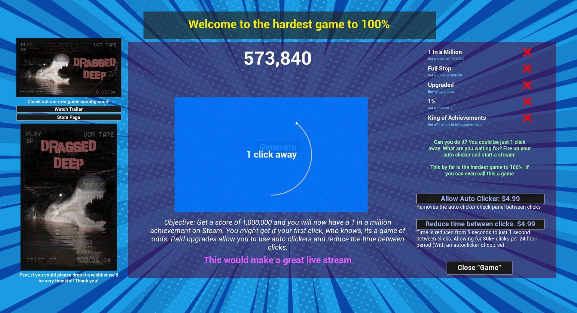 1 in a Million: A Game of Odds screenshot 1