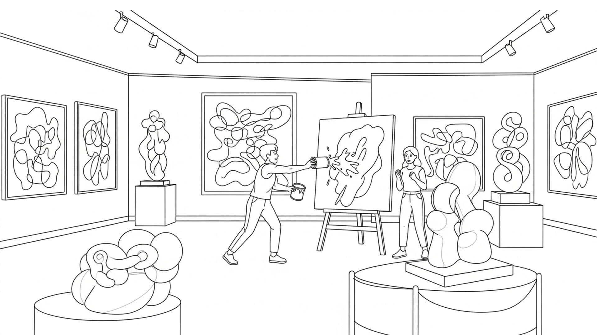 100 Cats Lost in Modern Art Mayhem screenshot 5