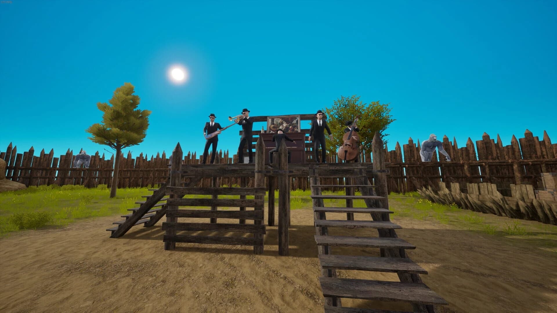 100 Men vs 1 Gorilla screenshot 1