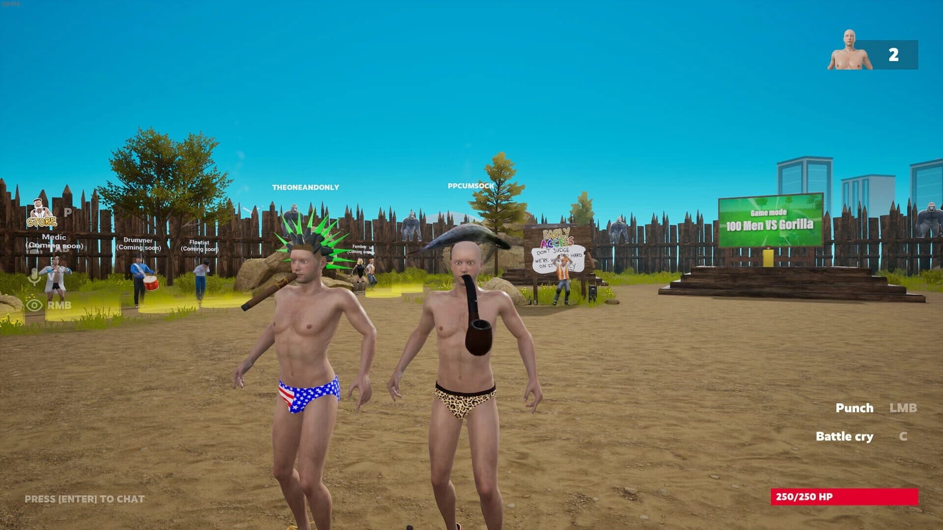 100 Men vs 1 Gorilla screenshot 3
