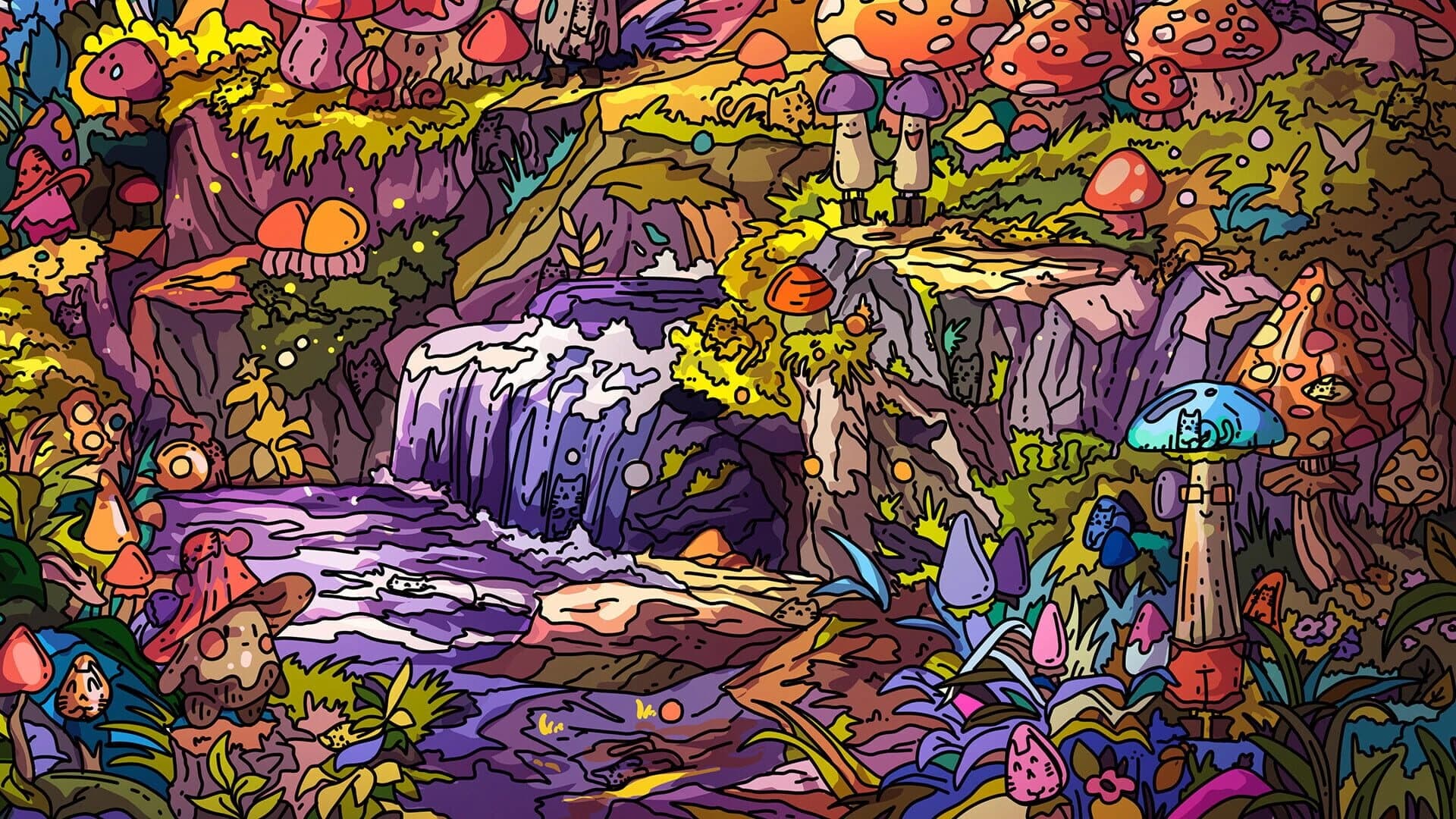 100 Mushroom Cats screenshot 5