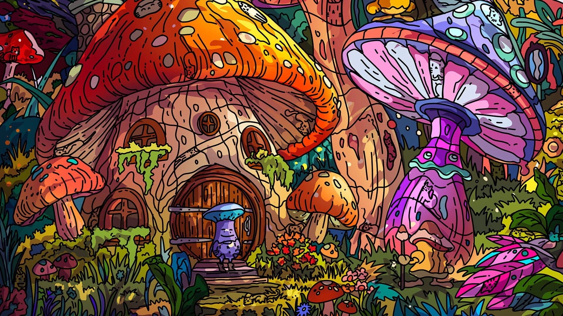 100 Mushroom Cats screenshot 2