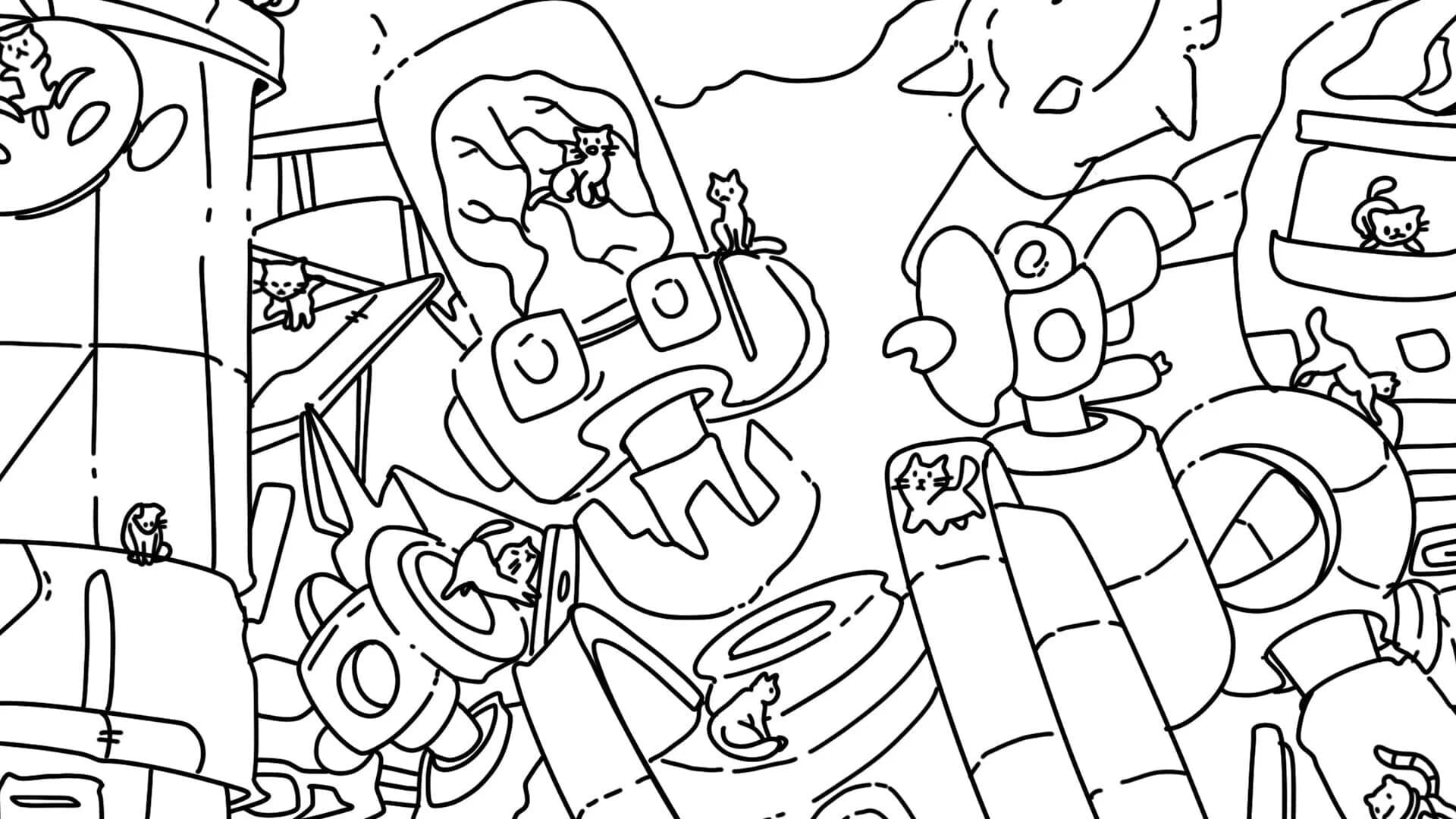 100 Robo Cats screenshot 3