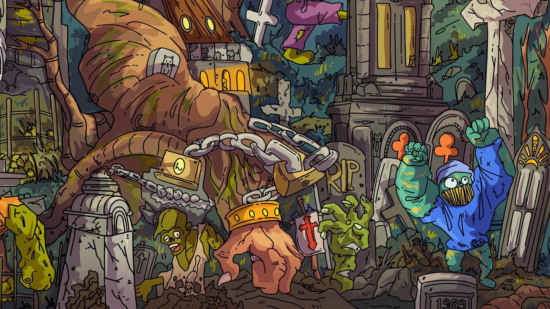 100 Zombie Cats screenshot 2