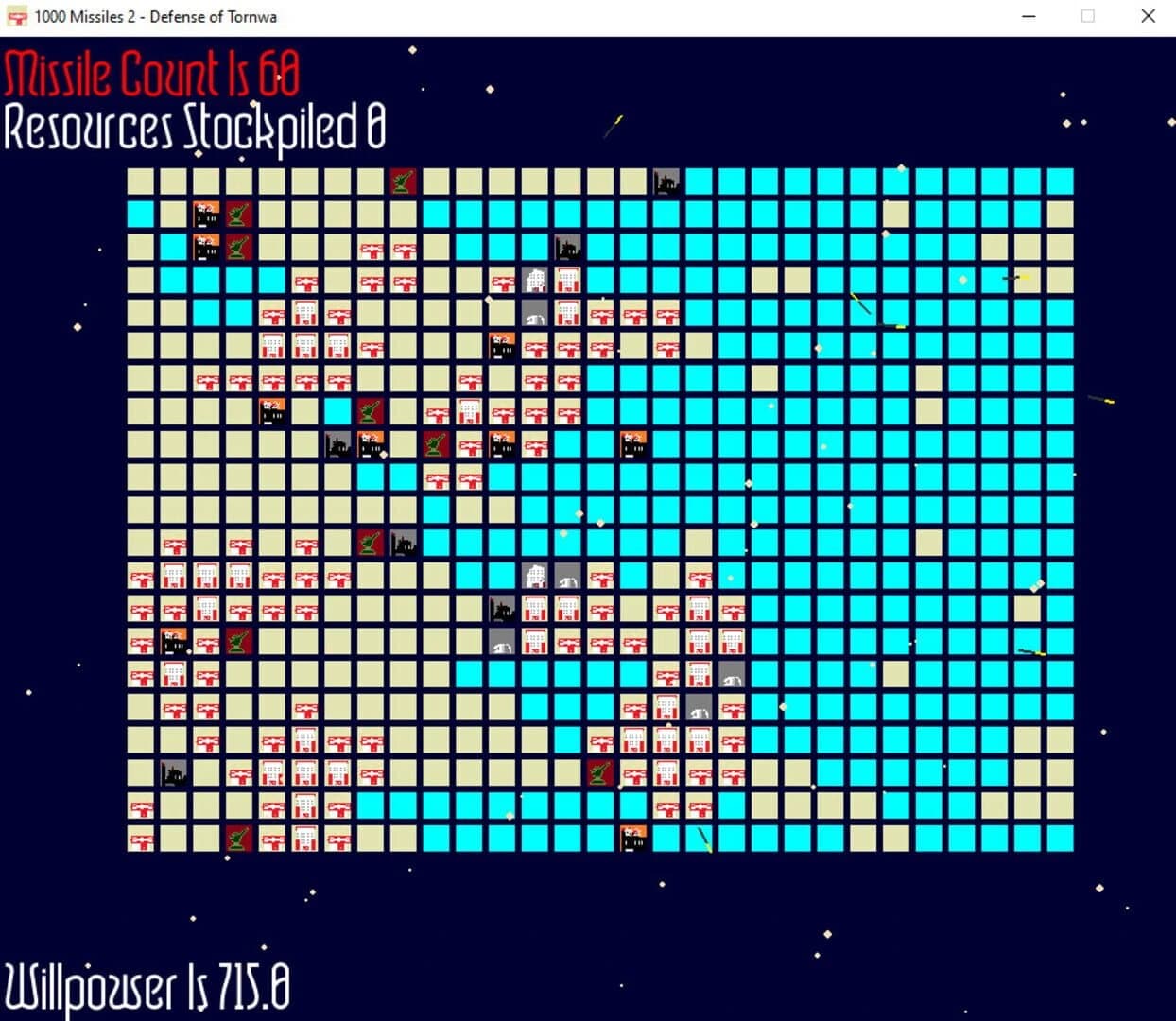 1000 Missiles: Defense of Tornwa screenshot 1