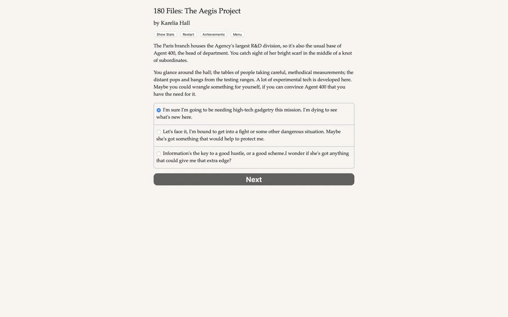 180 Files: The Aegis Project screenshot 5