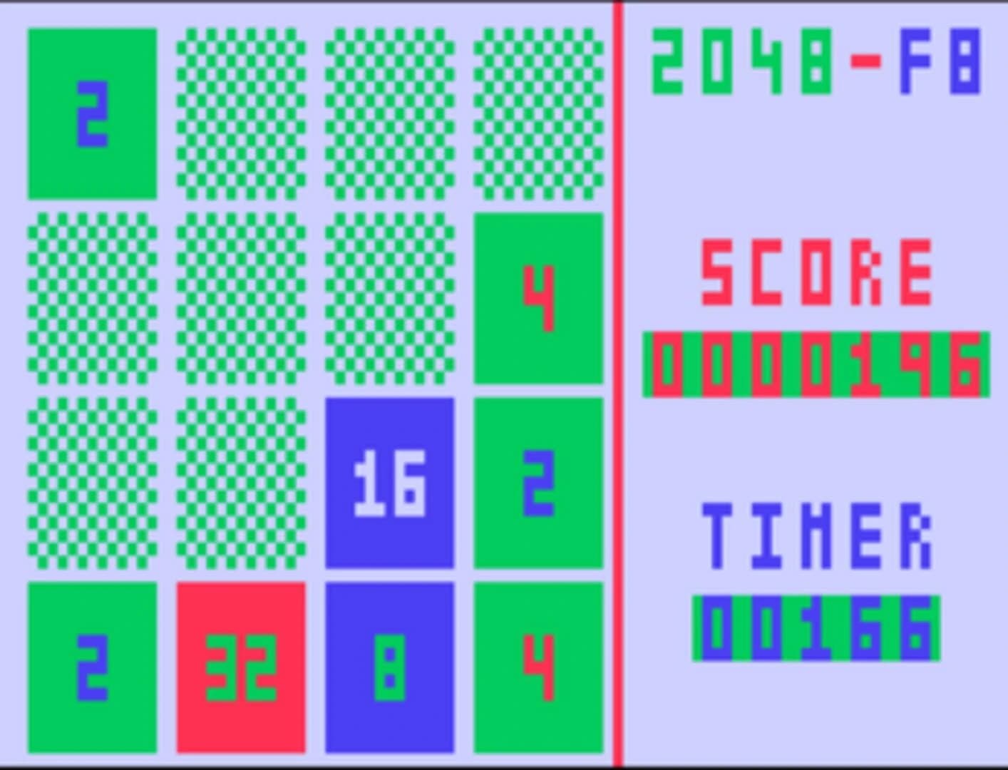 2048-F8 screenshot 1