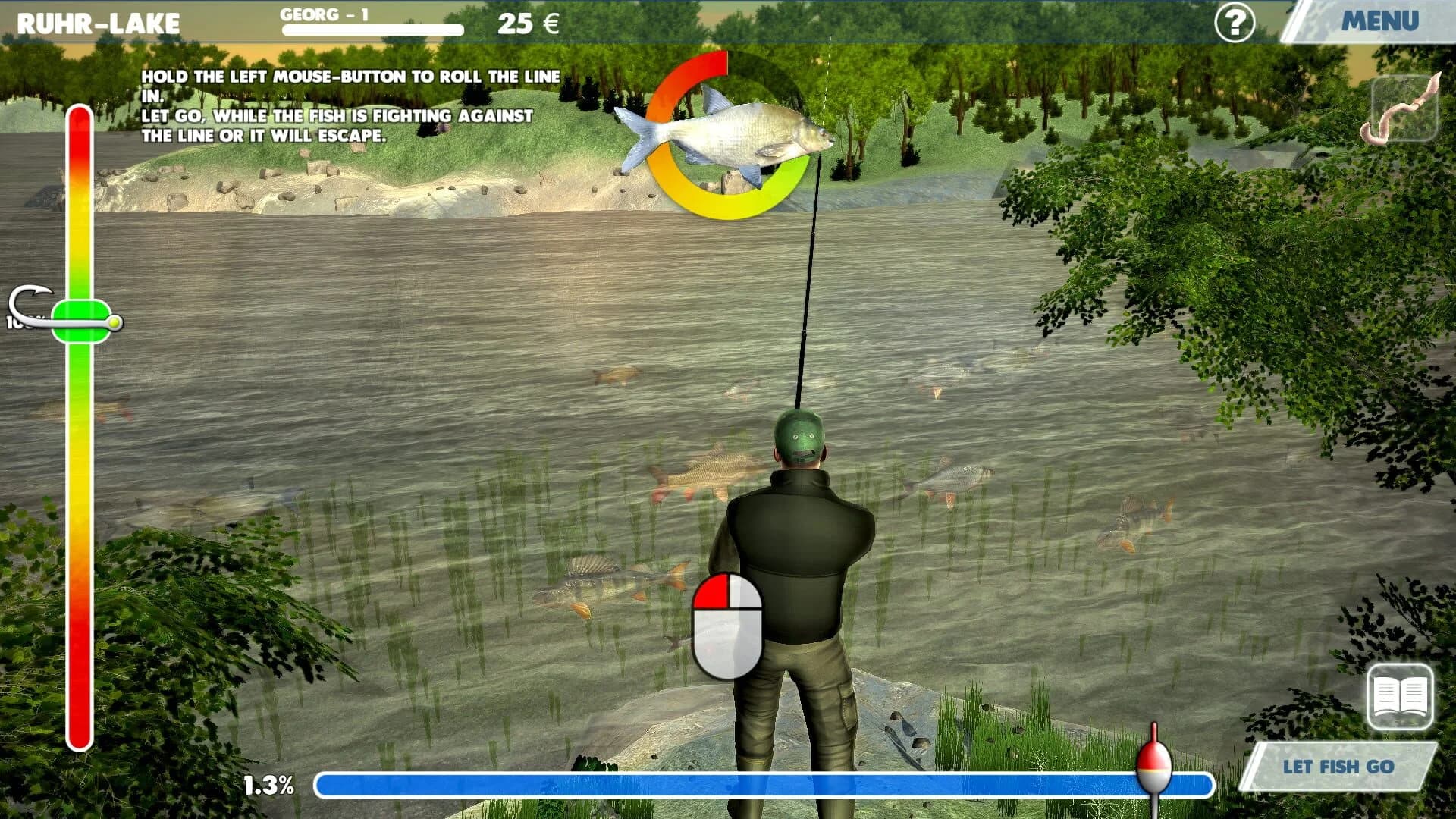 3D Arcade Fishing screenshot 1