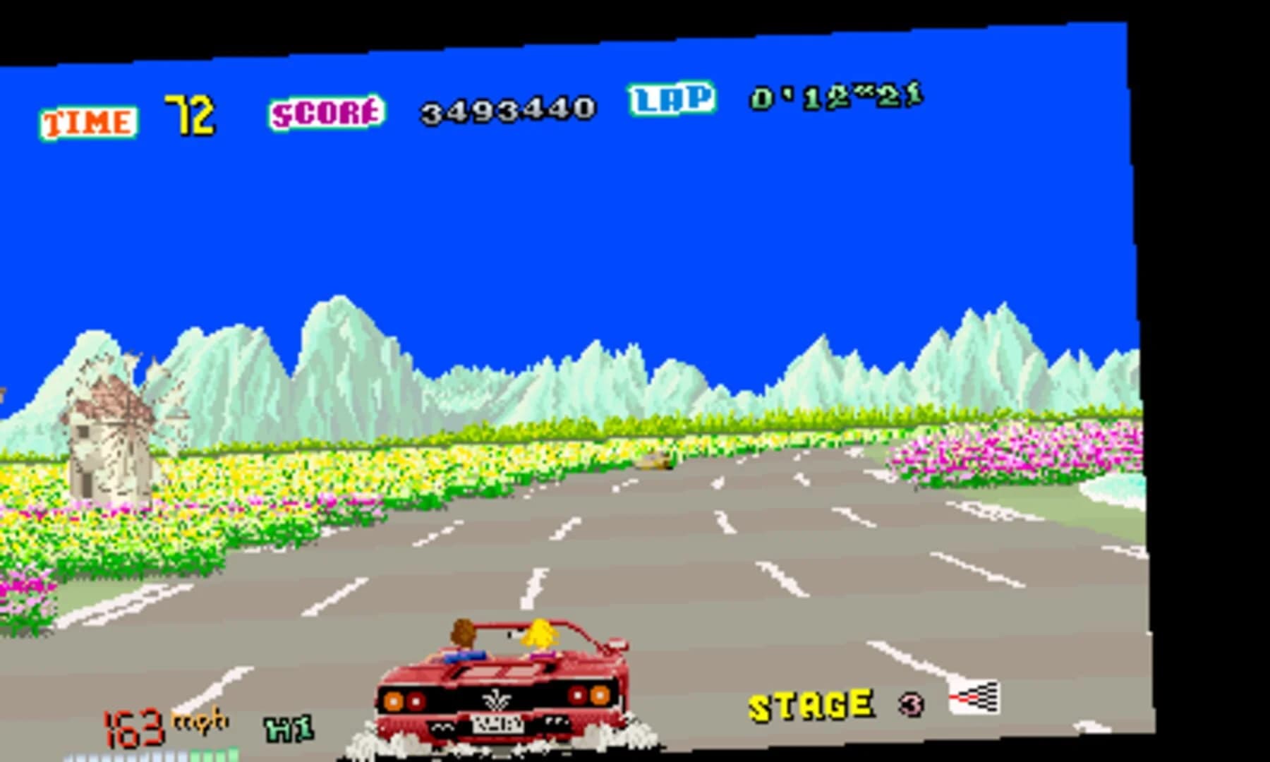 3D OutRun screenshot 1