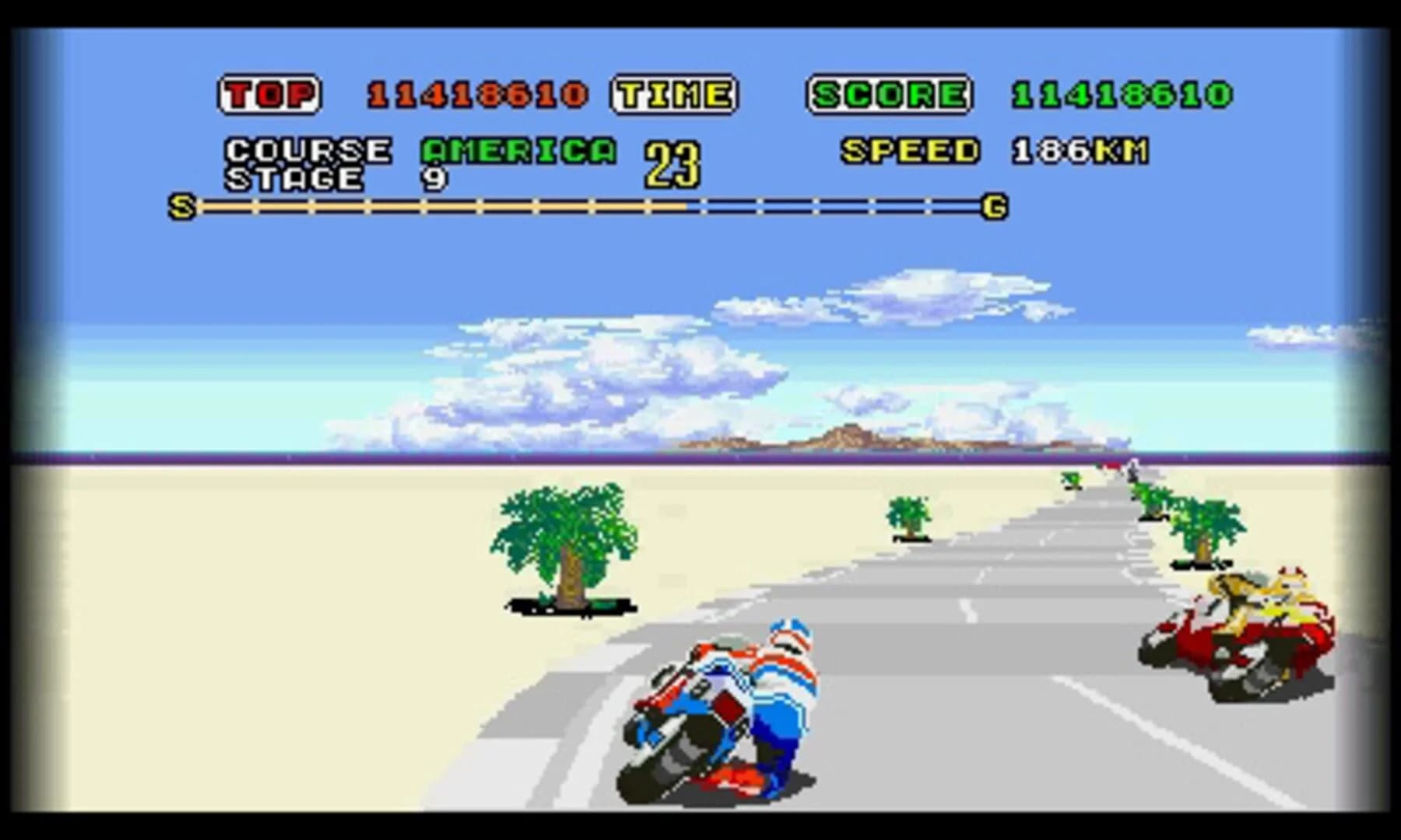 3D Super Hang-On screenshot 5