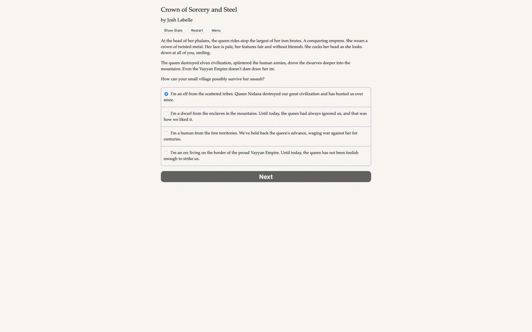A Crown of Sorcery and Steel screenshot 4