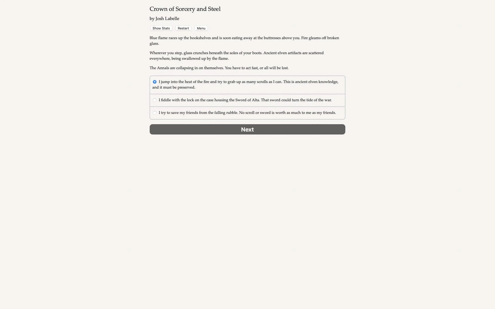 A Crown of Sorcery and Steel screenshot 1