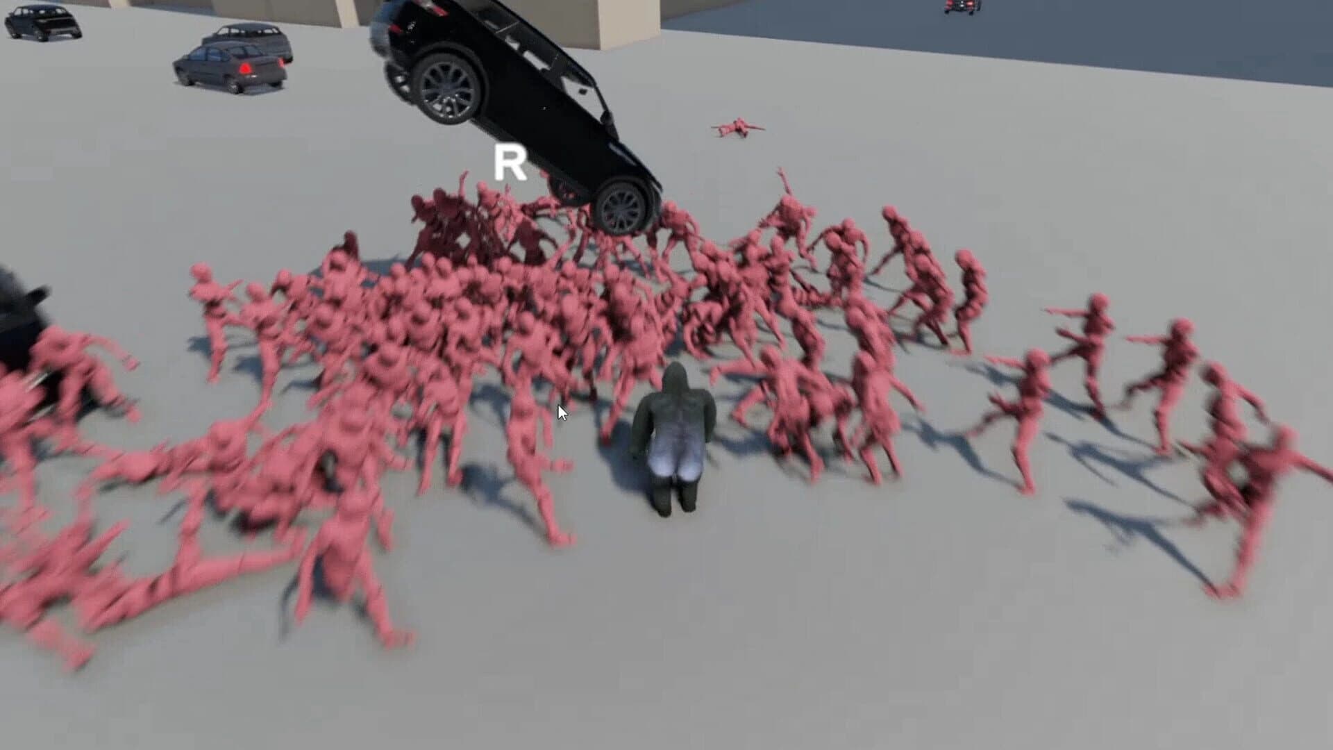 A Gorilla vs. 100 Men Simulator screenshot 2