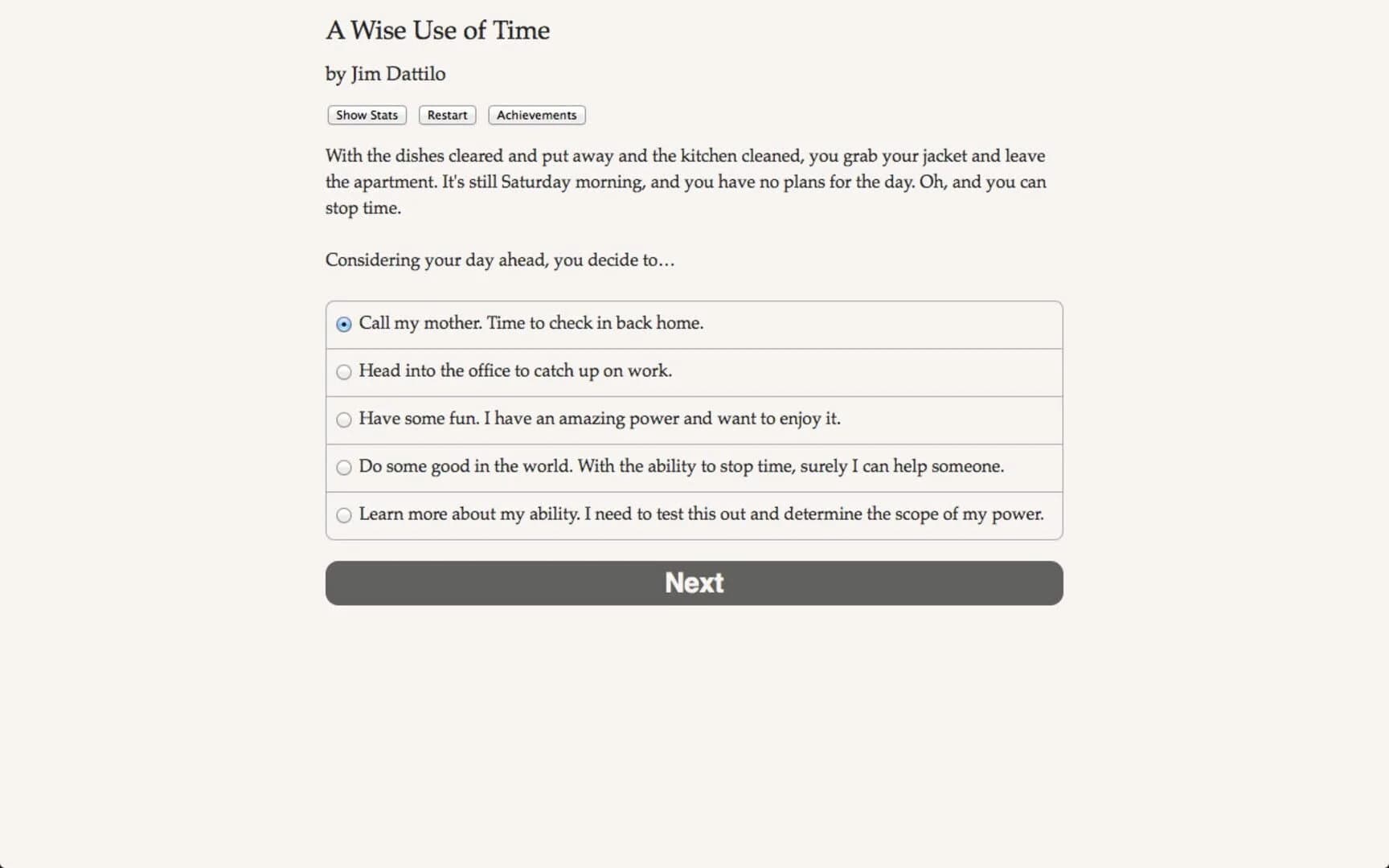 A Wise Use of Time screenshot 3
