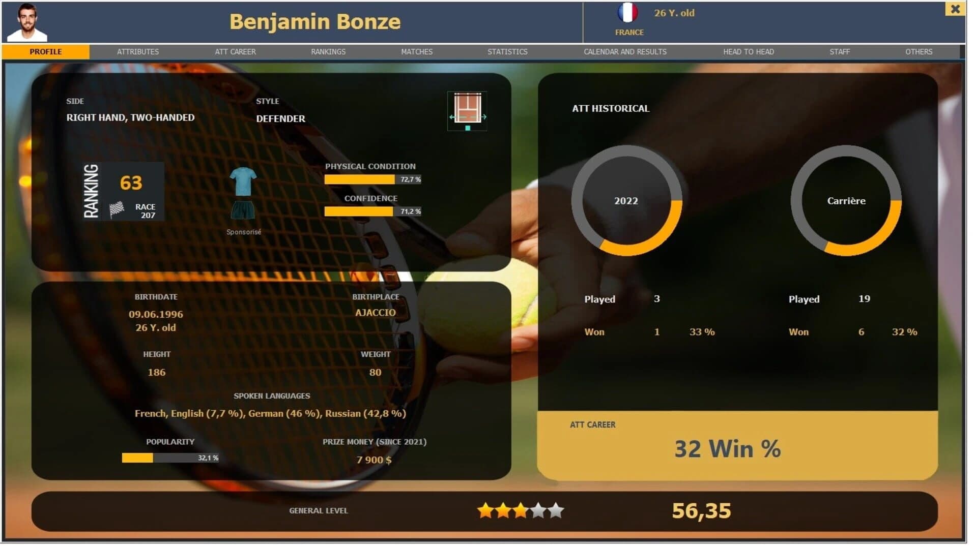Absolute Tennis Manager screenshot 2
