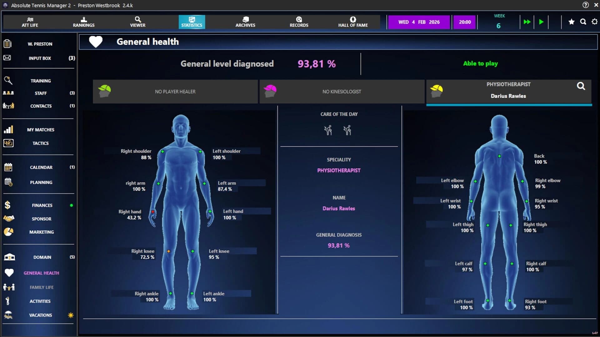 Absolute Tennis Manager 2 screenshot 3