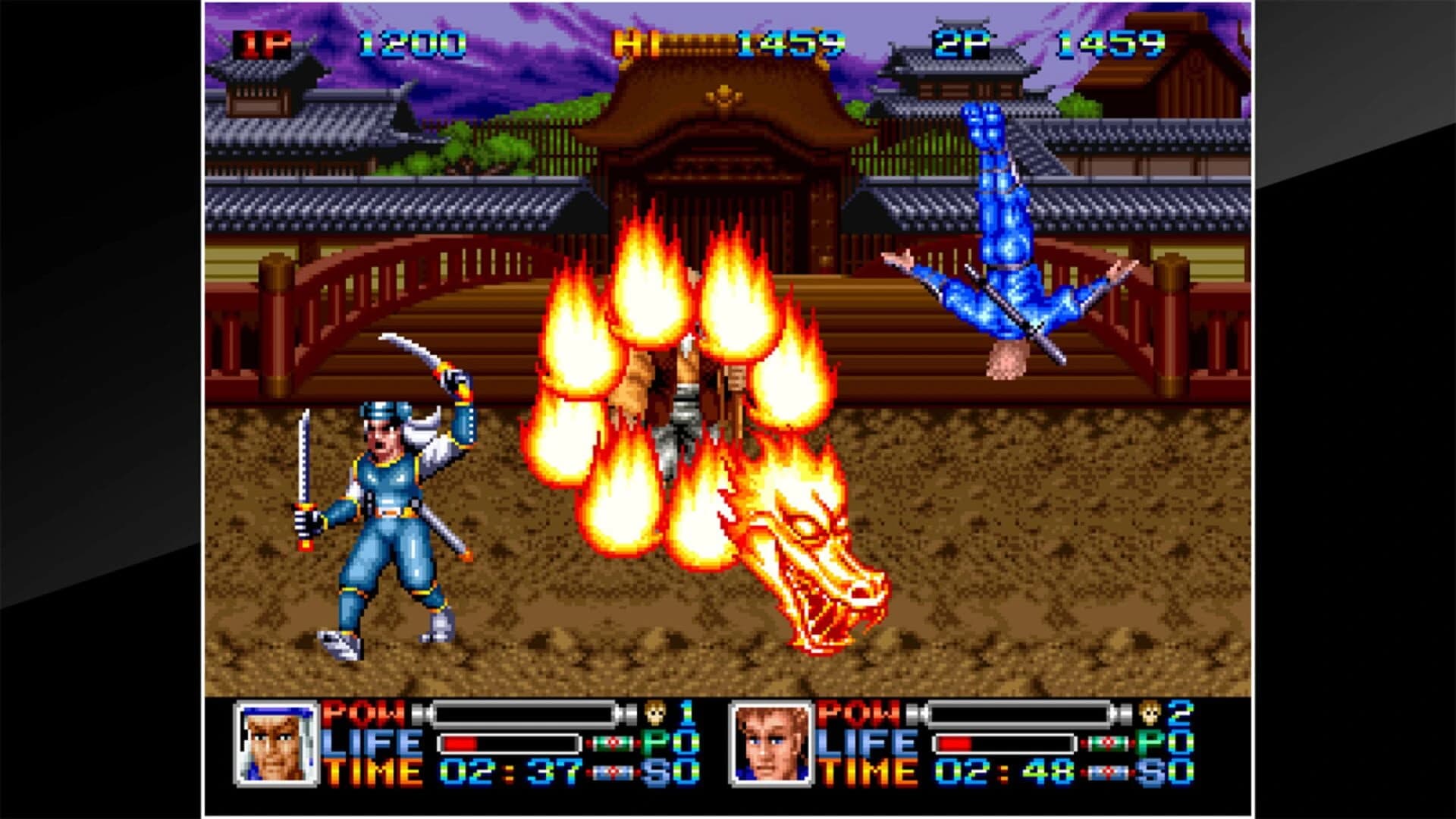 ACA Neo Geo: Ninja Combat screenshot 1