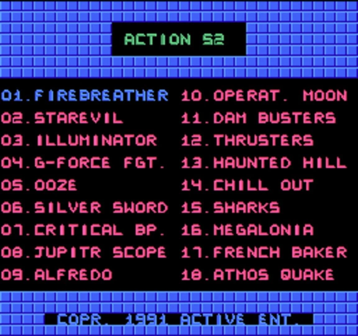 Action 52 screenshot 2